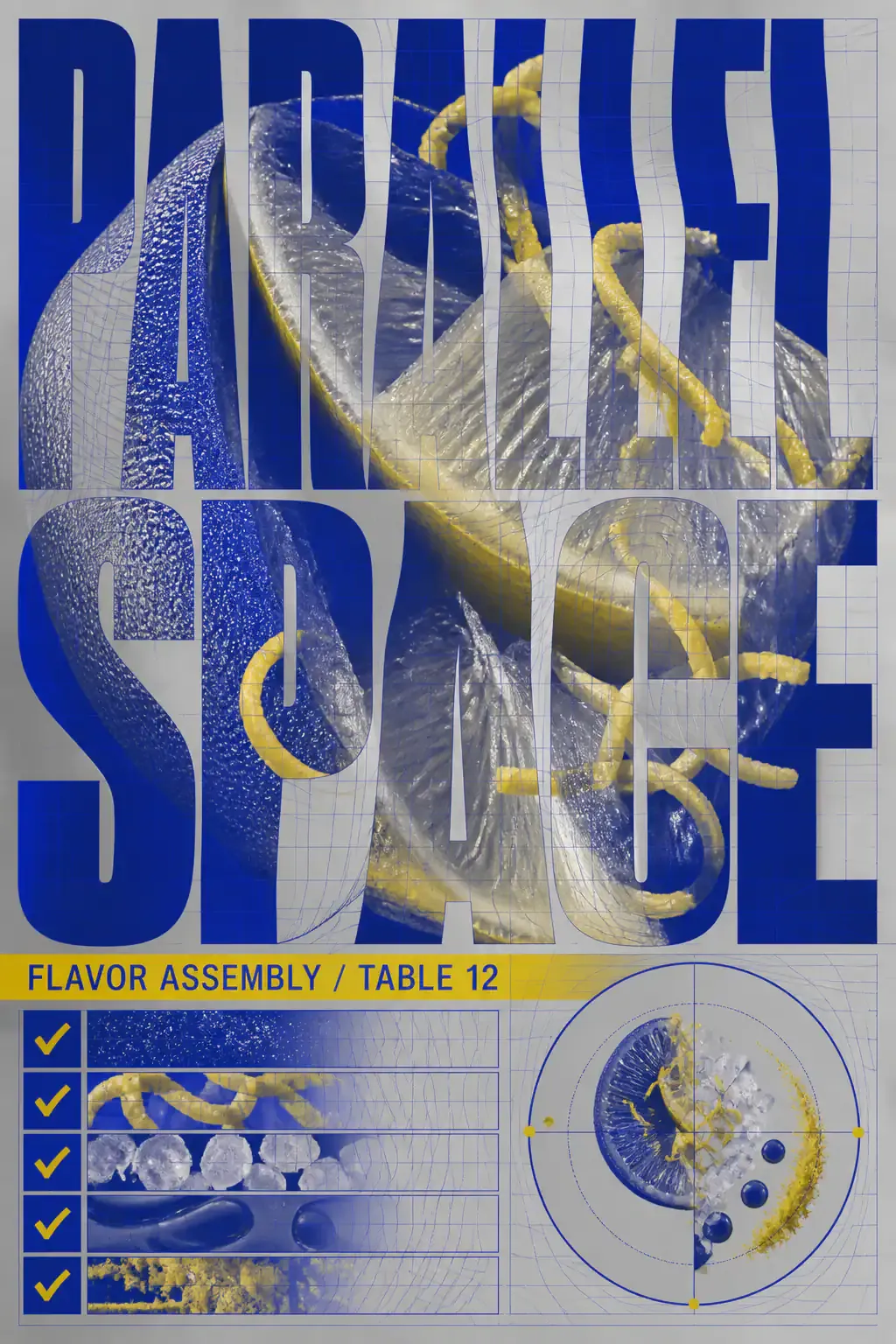 Parallel Space Flavor Assembly Poster Design｜AI Image Generation Prompts