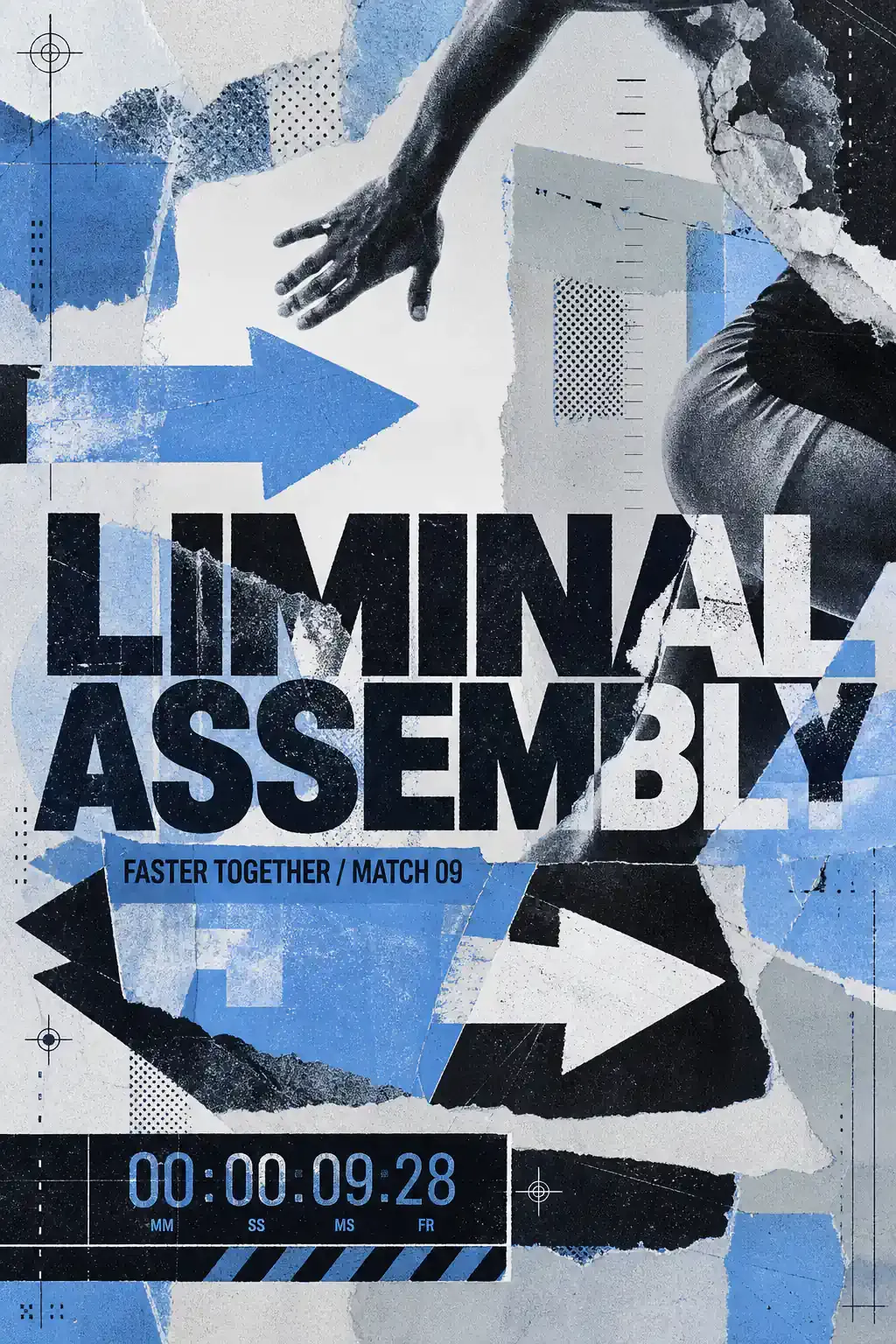 Liminal Assembly Faster Together Match 09 Poster｜AI Image Generation Prompts