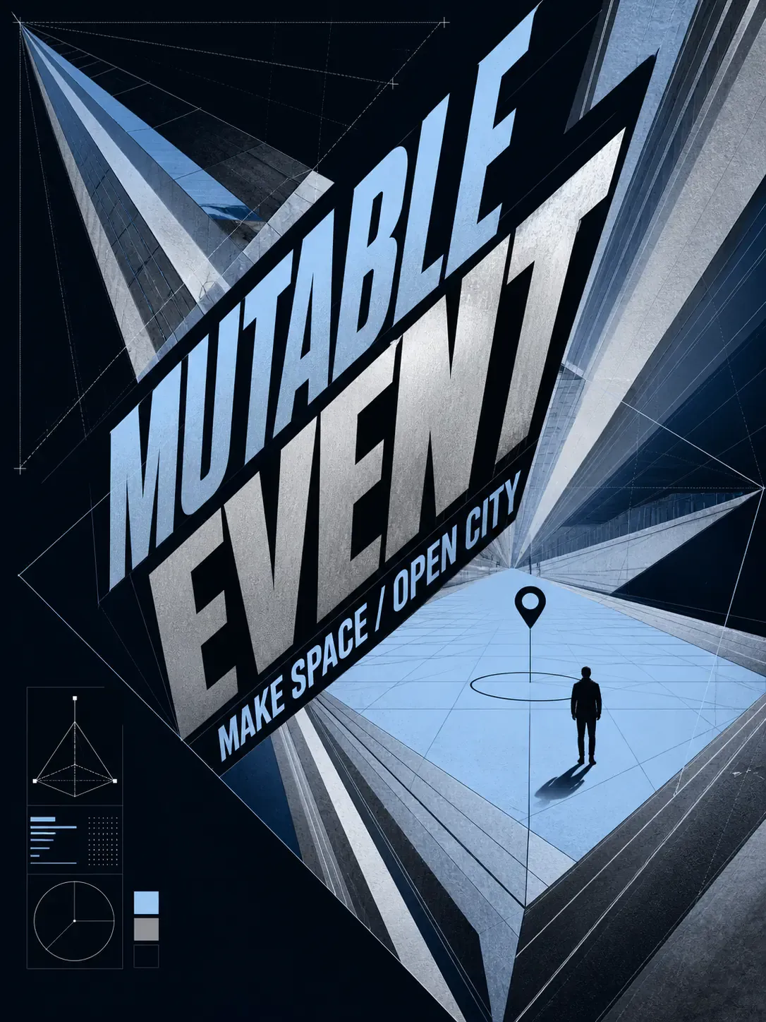 Mutable Event Futuristic Architecture Poster｜AI Image Generation Prompts
