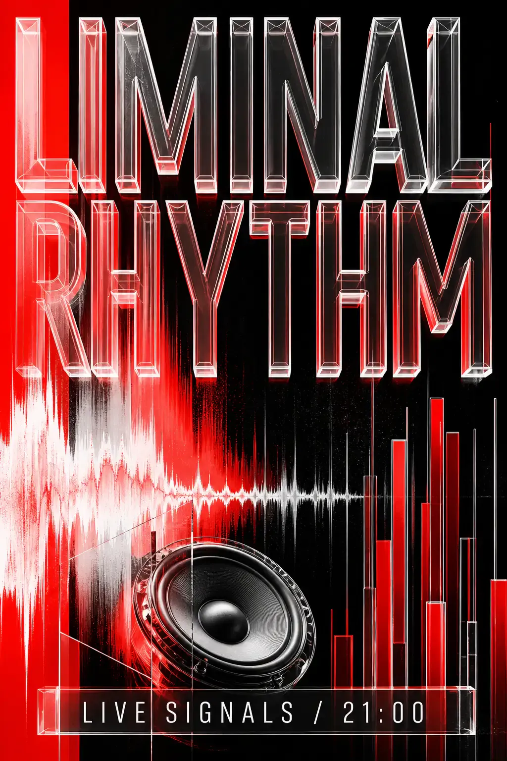 Liminal Rhythm Live Signals Music Event Poster｜AI Image Generation Prompts