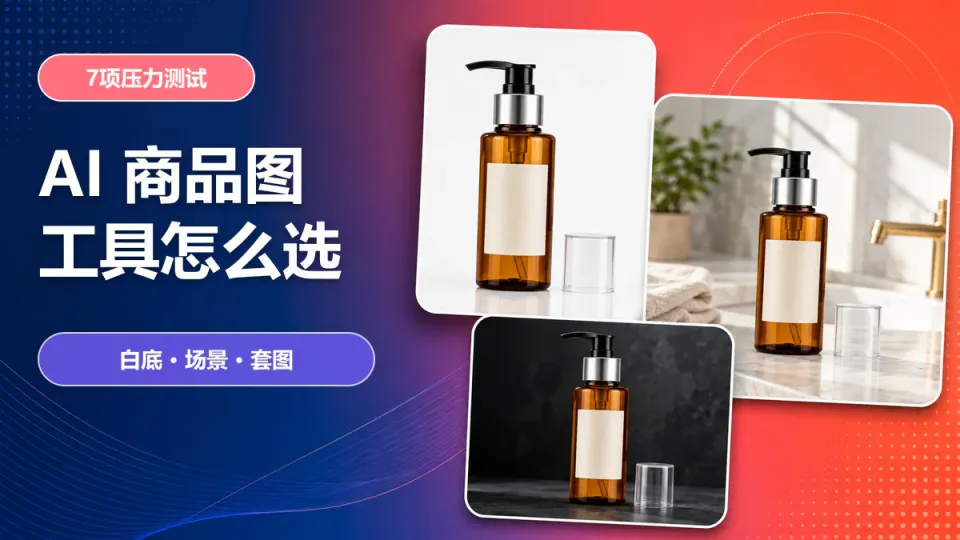 AI 商品图生成工具选择指南：白底图、场景图与商品套图的7项评测