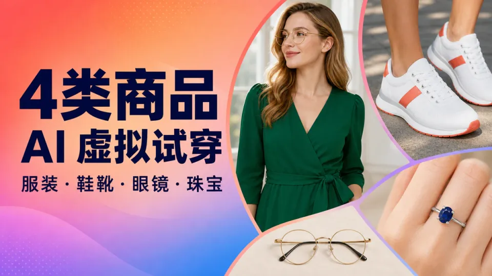 AI 虚拟试穿电商应用指南：服装、鞋靴、眼镜与珠宝