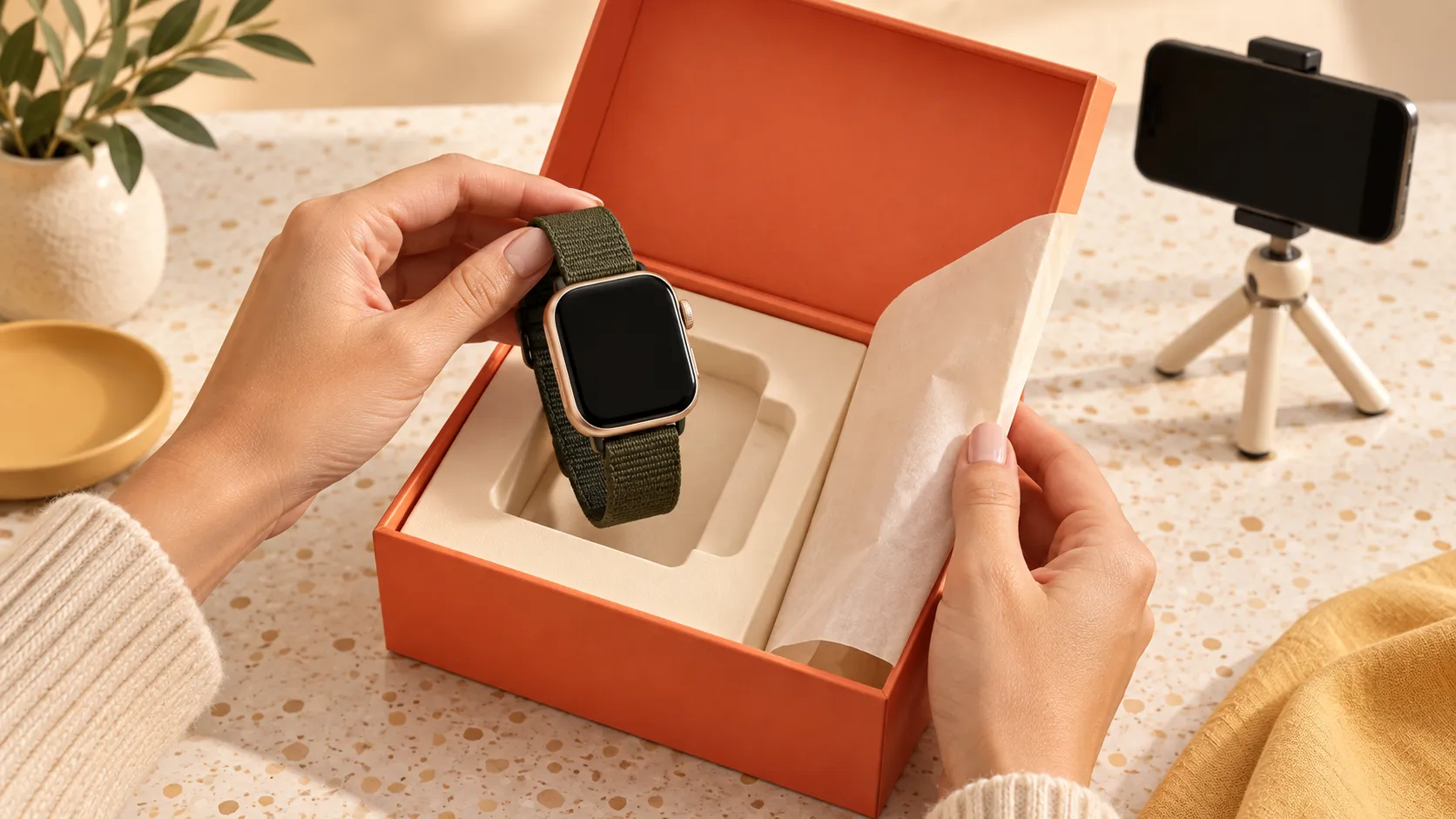 How to Create a High-Quality Unboxing Video for a Smartwatch Using PixPix