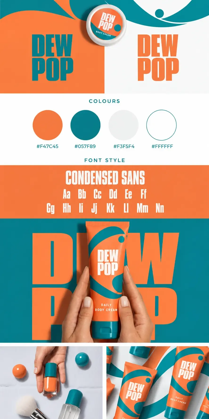 Identidad de marca y diseño de envases de Dew Pop | Prompts para la generación de imágenes por IA